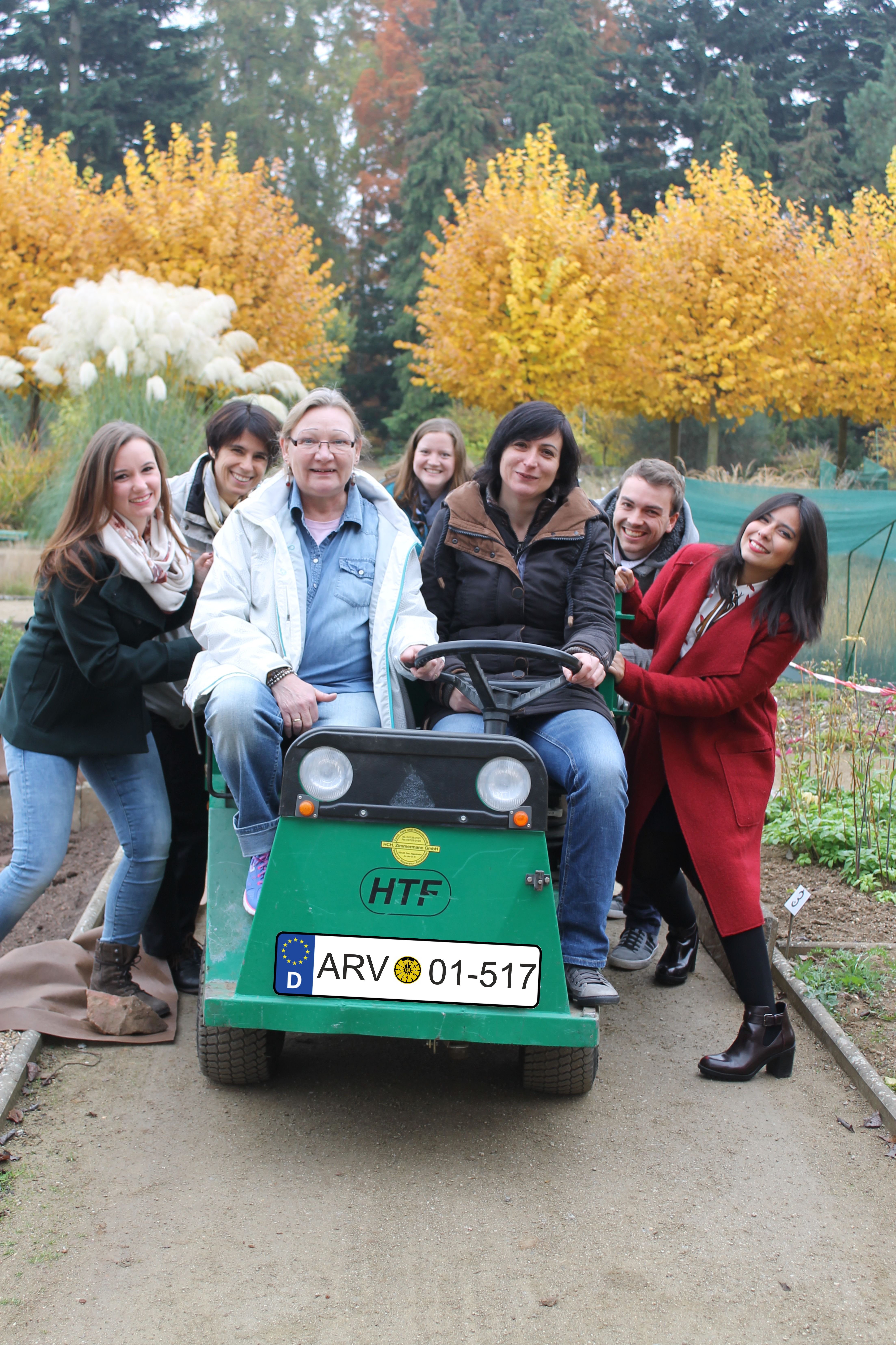 The team in October 2015 Sandra Schneider, Anne Régnier-Vigouroux, Beate Stradmann-Bellinghausen, Nora Hils, Lea Zografidou, erich Schmitt, Liliana Cisneros Castillo